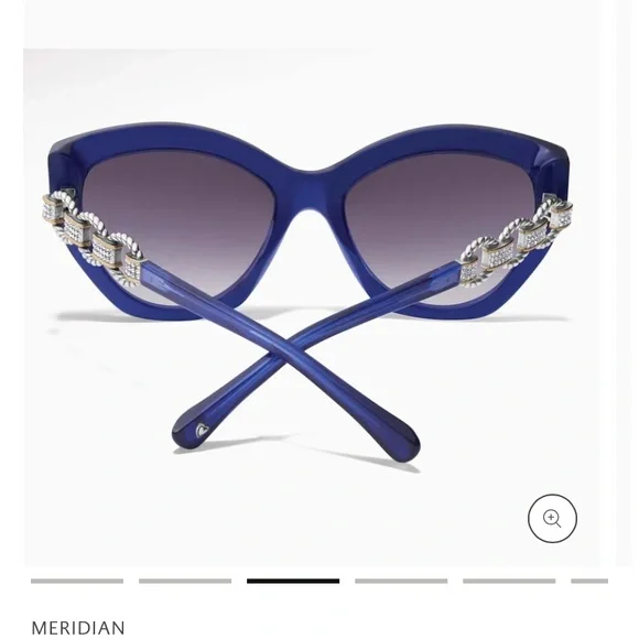 Brighton Meridian Adagio Blue and Gold Sunglasses with Elegant Design - Picture 5 of 9